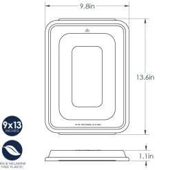 Bakeware Lid for Quarter Sheet, Muffin and 9x13 Pans