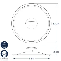 Basalt™ 2 Piece 10 Inch Saute Skillet with Lid