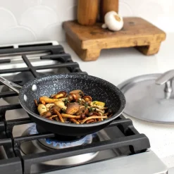 Basalt™ 3 Piece 8 Inch Sauté Skillet and 3 Qt Sauce Pan with Lid