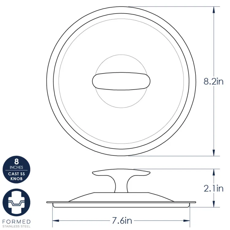 Basalt™ 6 Piece Sauté Skillet & Lids Set