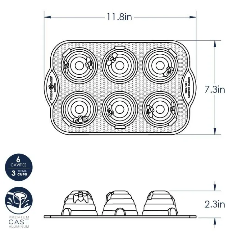 Beehive Cakelet Pan