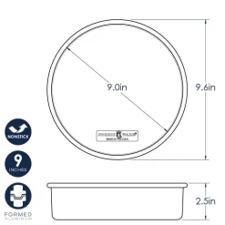 Brilliant™ Bakeware Nonstick 9 Inch Round Cake Pan