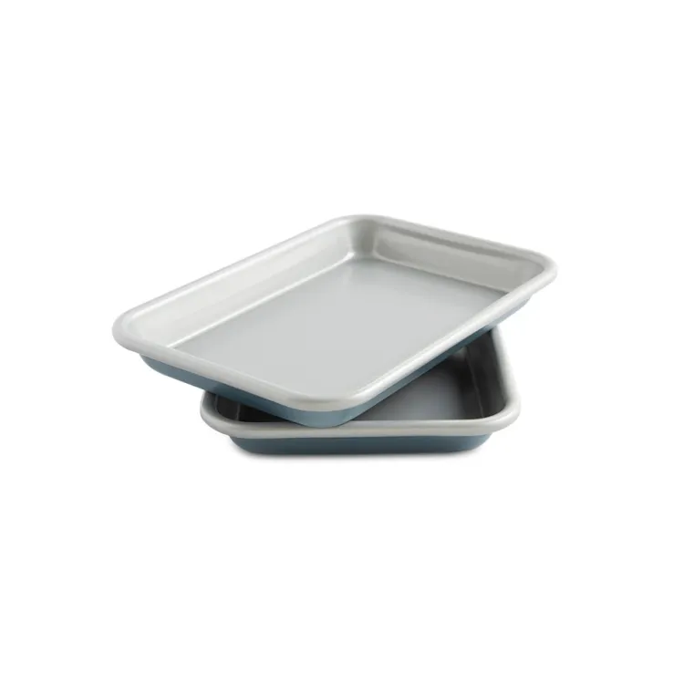Brilliant™ Bakeware Set of 2 Nonstick Eighth Sheet Pans