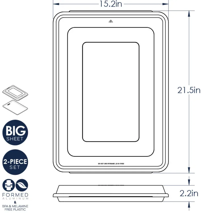 Brilliant™ Big Sheet Pan with Lid