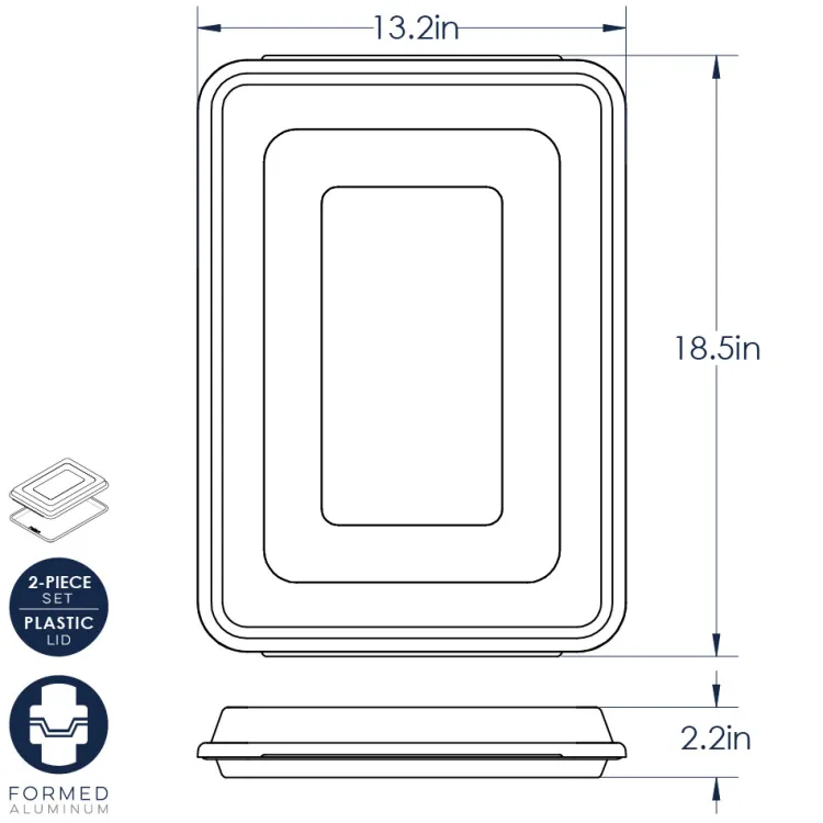 Brilliant™ Half Sheet with Lid