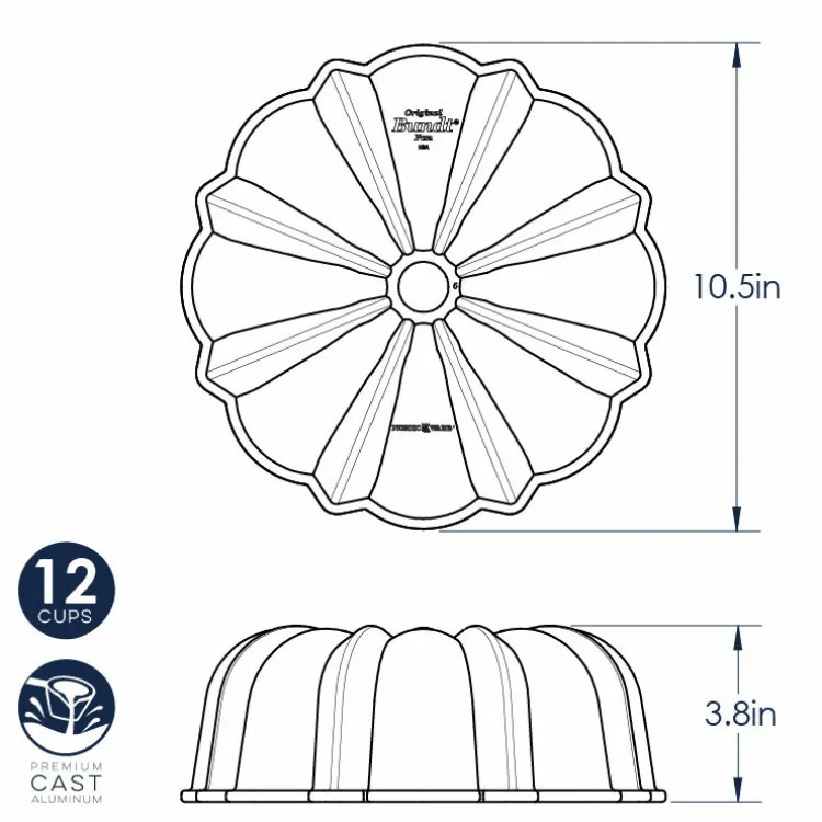 Bronze Cast Bundt® Pan