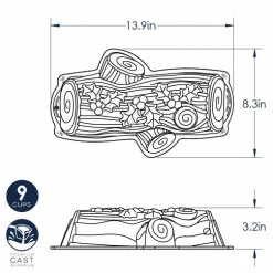 Buche De Noel Yule Log Pan