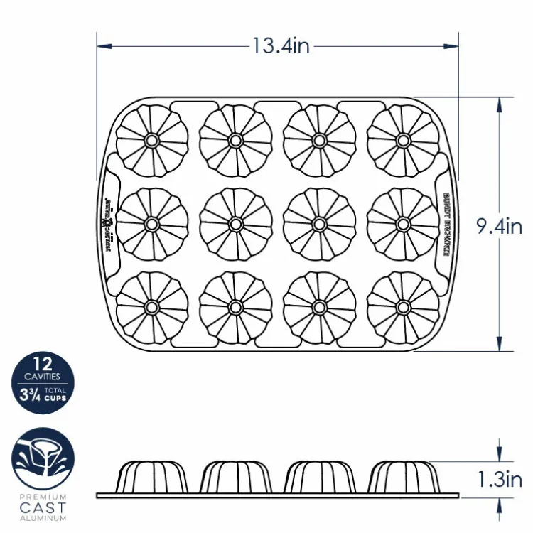 Bundt® Brownie Pan