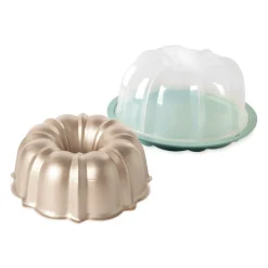 Bundt® Pan with Translucent Cake Keeper