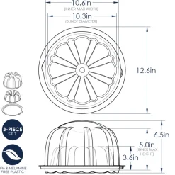 Bundt® Pan with Translucent Cake Keeper