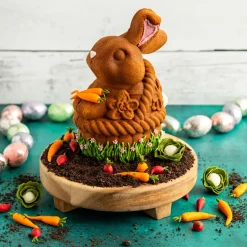 Bunny In Basket 3D Cake Pan