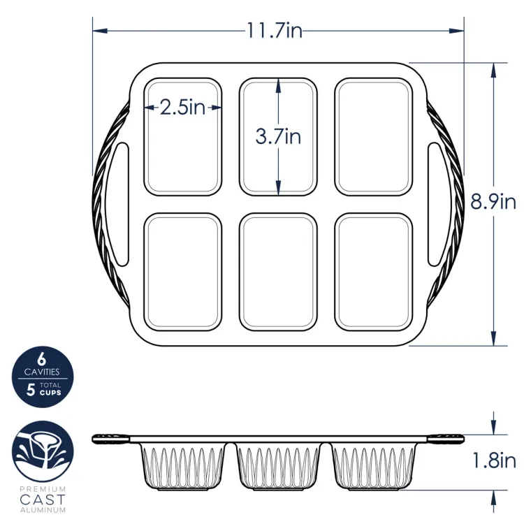 Cardamom® Mini Loaf Pan