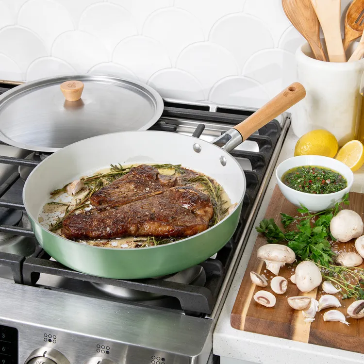 Cardamom® 12" Nonstick Frying Pan with Lid