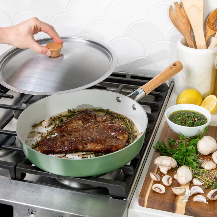 Cardamom® 12" Nonstick Frying Pan with Lid