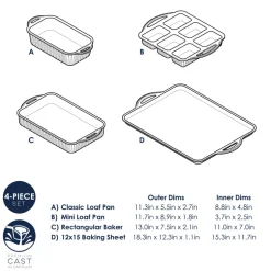 Cardamom® 14 Piece Cookware and Bakeware Set
