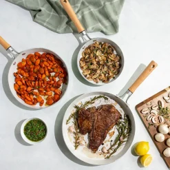 Cardamom® 3 Piece Nonstick Frying Pan Set