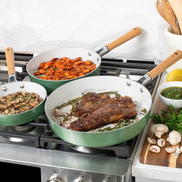 Cardamom® 3 Piece Nonstick Frying Pan Set