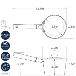 Cardamom® 1.5 Qt. Saucepan with Lid