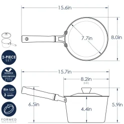 Cardamom® 3 Qt. Saucepan with Lid