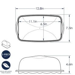 Cast Fluted Loaf Pan with Keeper