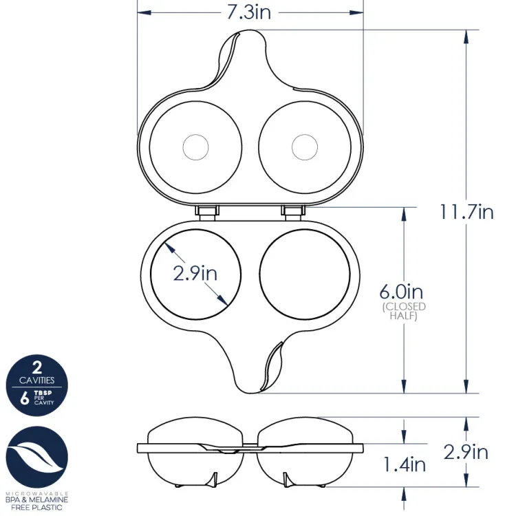 2 Cavity Egg Poacher