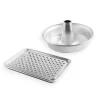 Chicken Roaster Grill Set with Rack and Pan