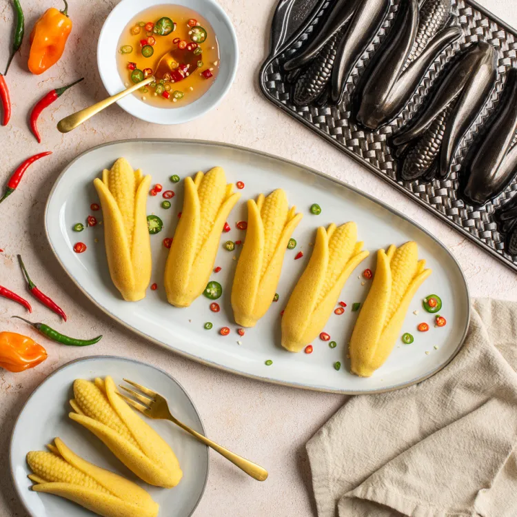Corn Cakes Baking Pan
