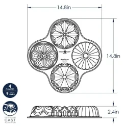 9 Cup Bundt® Quartet Pan