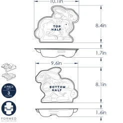 3D Bunny Cake Pan