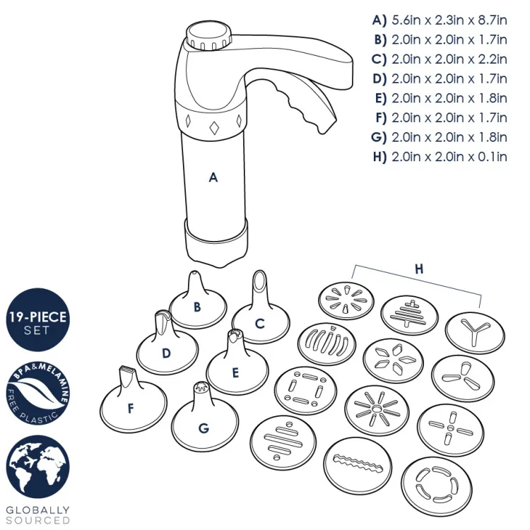 Deluxe Spritz Maker & Treat Decorating Set