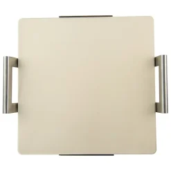 Deluxe Square Pizza Stone with Rack