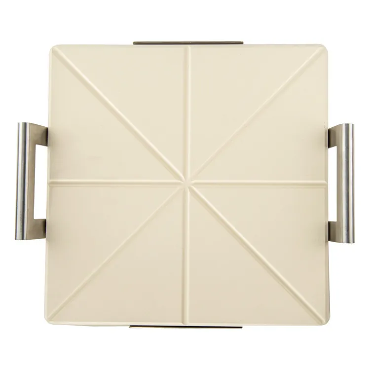Deluxe Square Pizza Stone with Rack