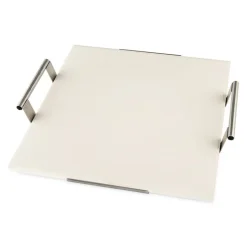 Deluxe Square Pizza Stone with Rack