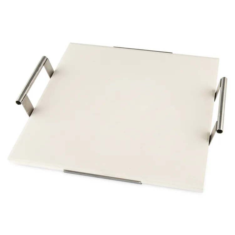 Deluxe Square Pizza Stone with Rack
