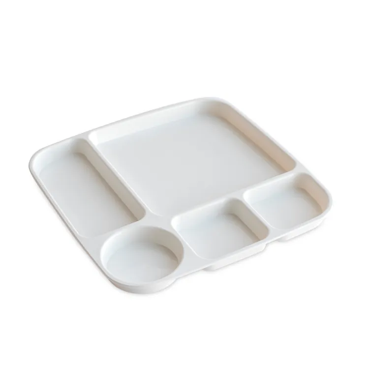 Divided Dinner Tray with Lid