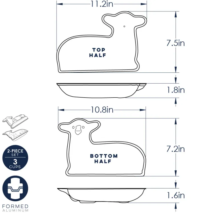 3D Lamb Cake Pan