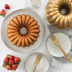 Elegant Party Bundt® Pan, Translucent Bundt Cake and Lemon Cake Mix