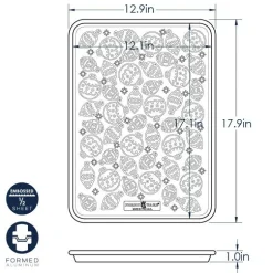 Embossed Naturals® Ornament Pattern Half Sheet Pan
