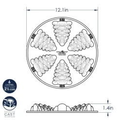 Evergreen Tree Cakelet Pan