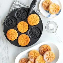 Falling Snowflake Pancake Pan