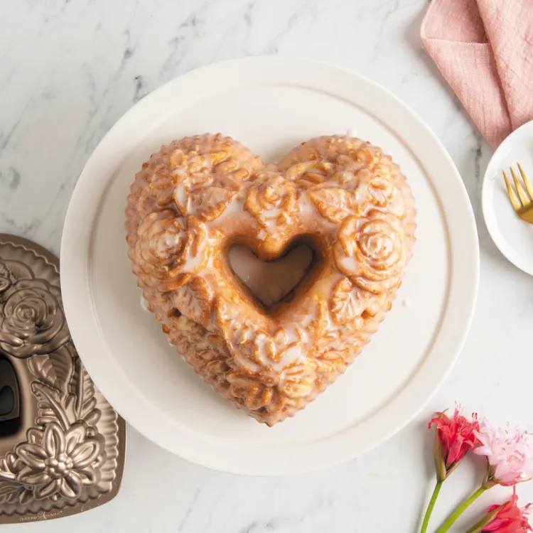 Floral Heart Bundt® Pan