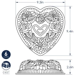 Floral Heart Bundt® Pan