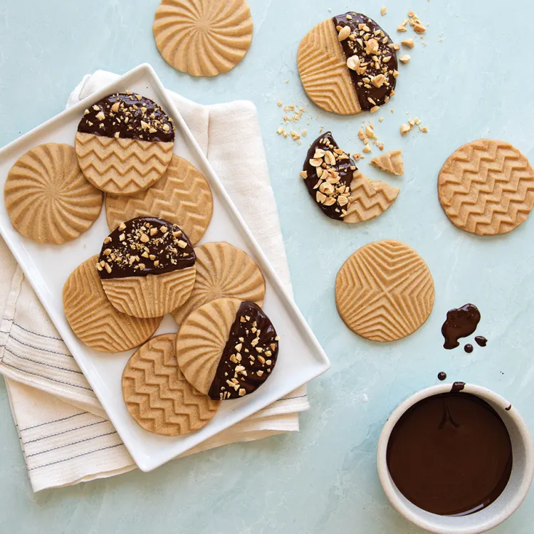 Geo Cast Cookie Stamps