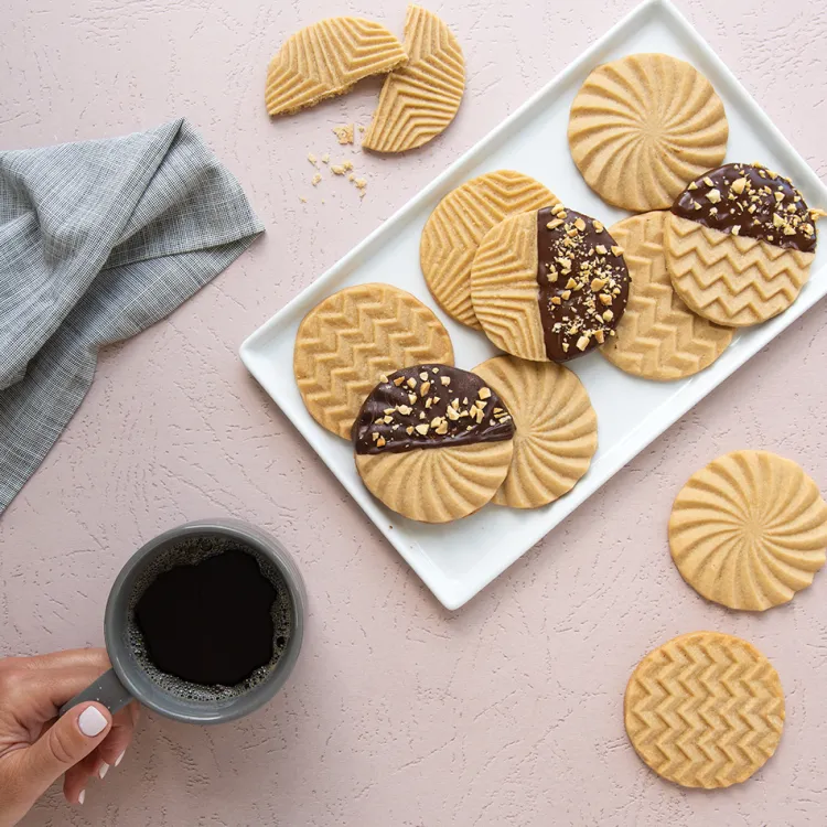 Geo Cast Cookie Stamps