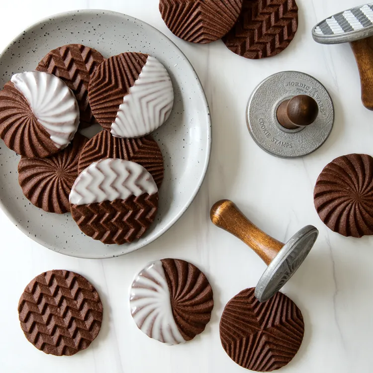 Geo Cast Cookie Stamps