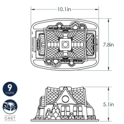 Gingerbread House Bundt® Pan