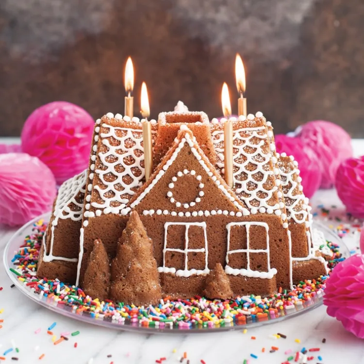 Gingerbread House Bundt® Pan