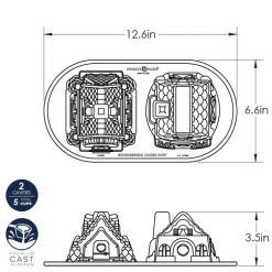 Gingerbread House Duet Pan
