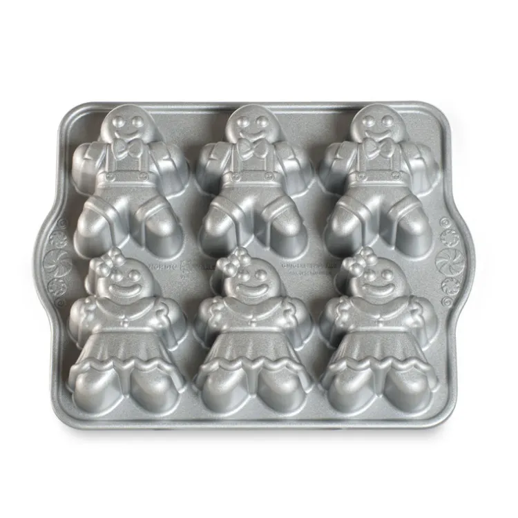 Gingerbread Kids Cakelet Pan