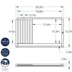 Grill Press & Griddle Set